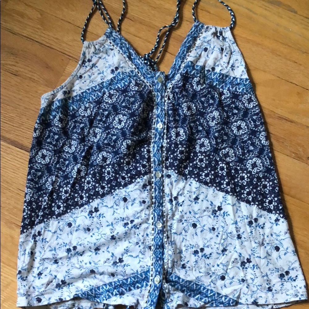 Lucky Brand tank top with rope straps!